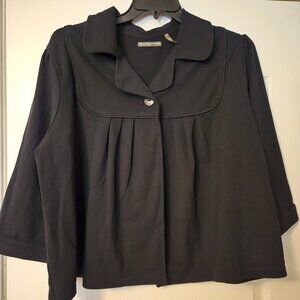 NWT Hillard & Hanson Women's Ebony Sweater cover up Size 2XL
